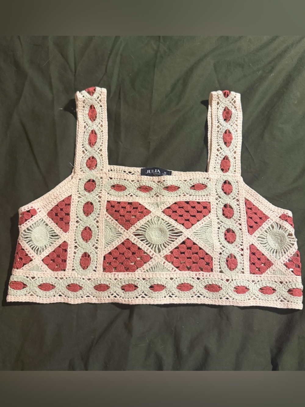 Crochet Crop Tank Top